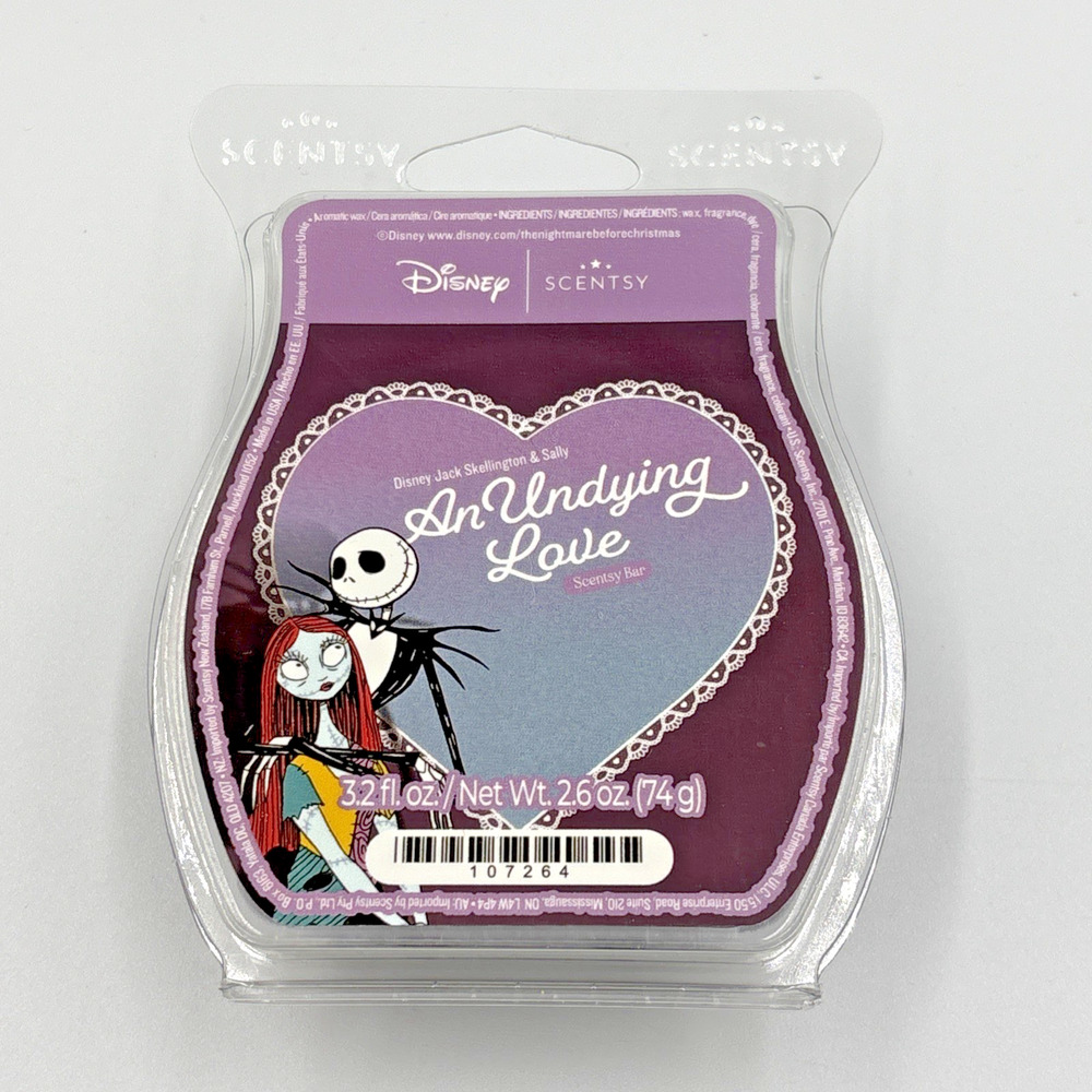 Scentsy Disney The Nightmare Before Christmas "An Undying Love" Wax Bar